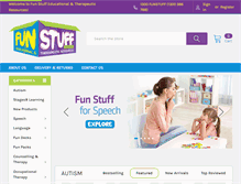 Tablet Screenshot of funstuff.com.au